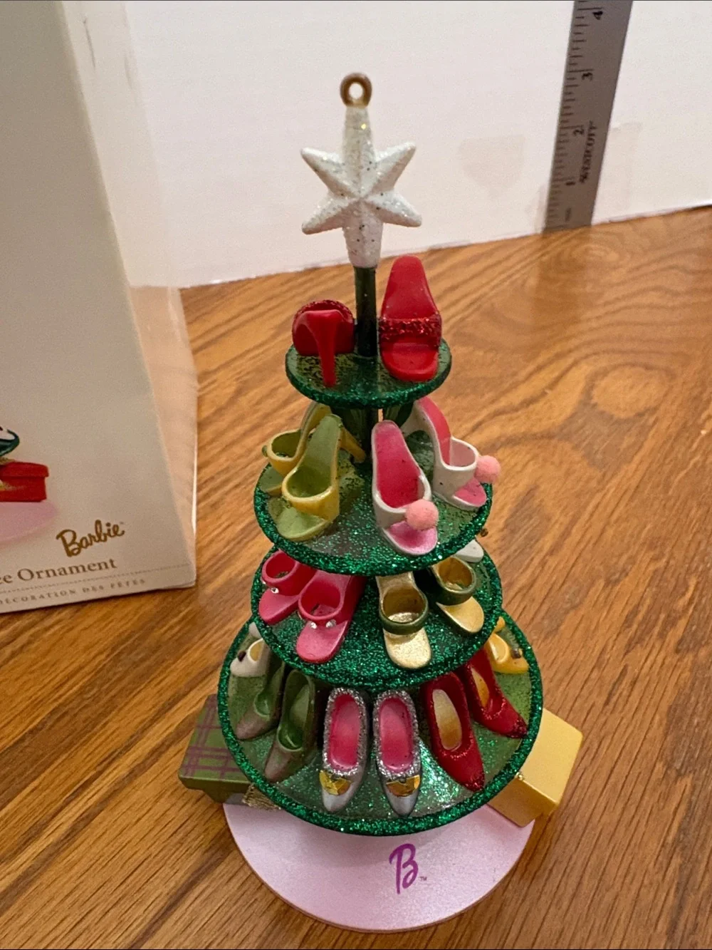 Hallmark Keepsake Barbie Shoe Tree Ornament - Multicolor